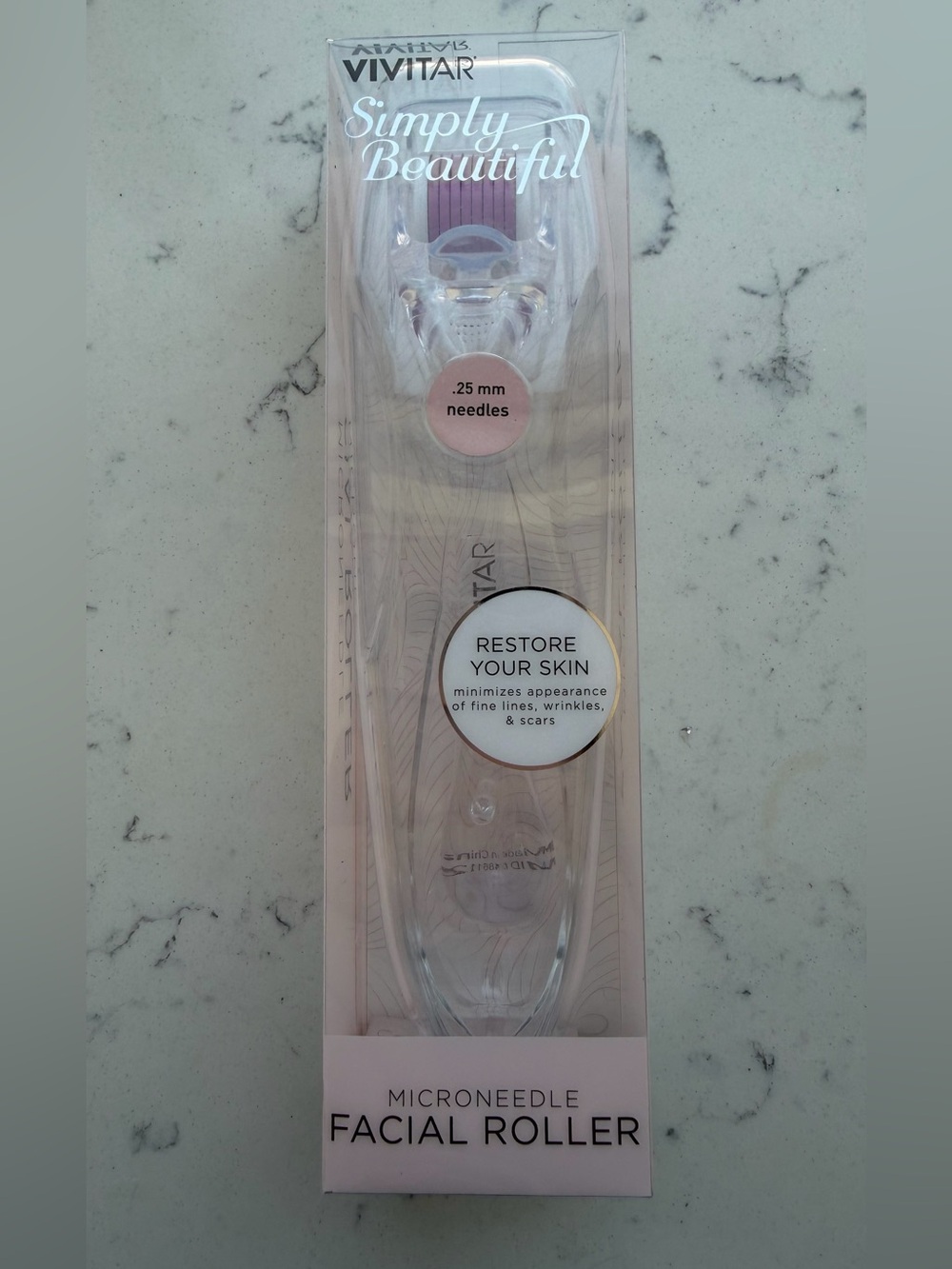 Vivitar Microneedle Facial Roller - Pink